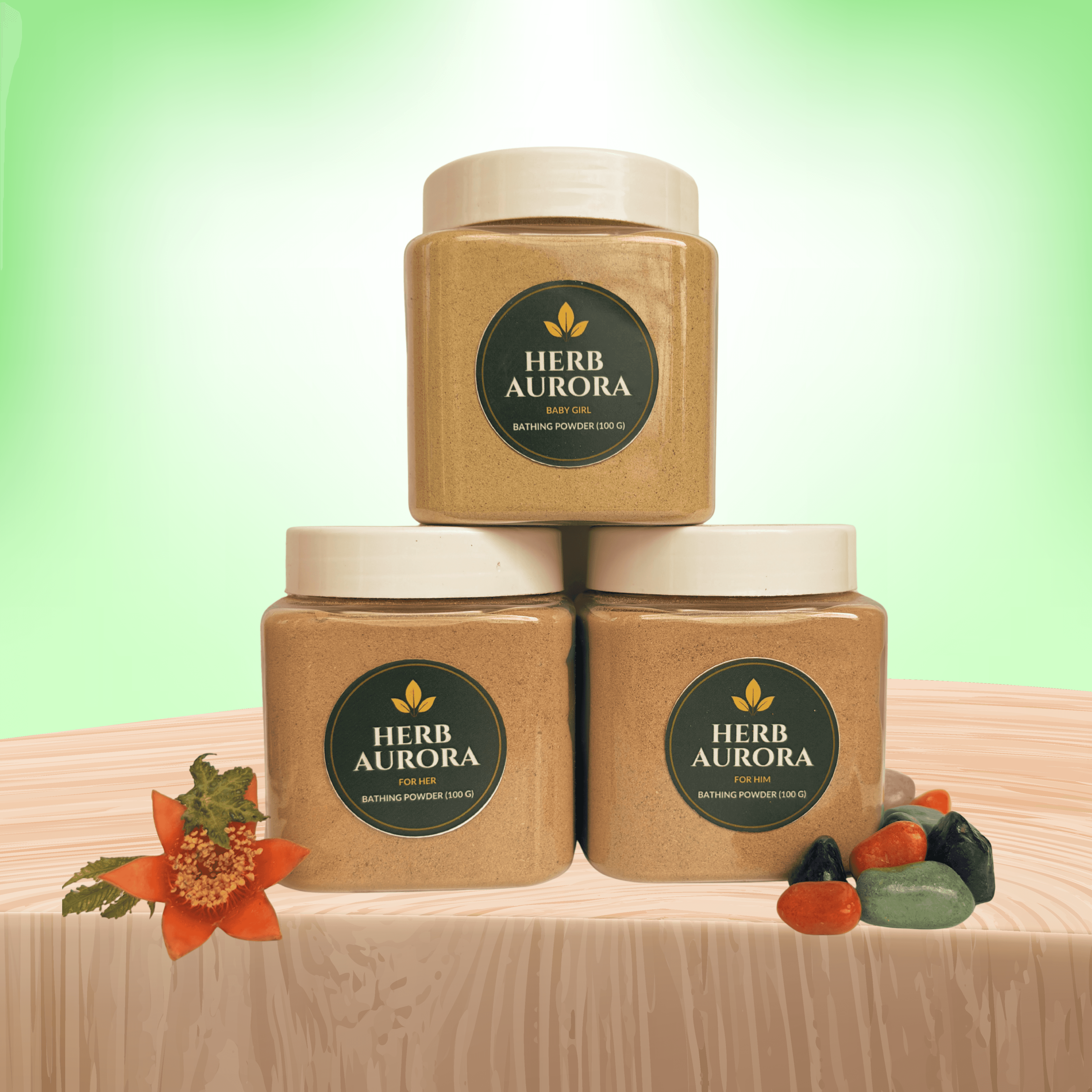 Bathing Powder – Family Combo (Baby Girl)